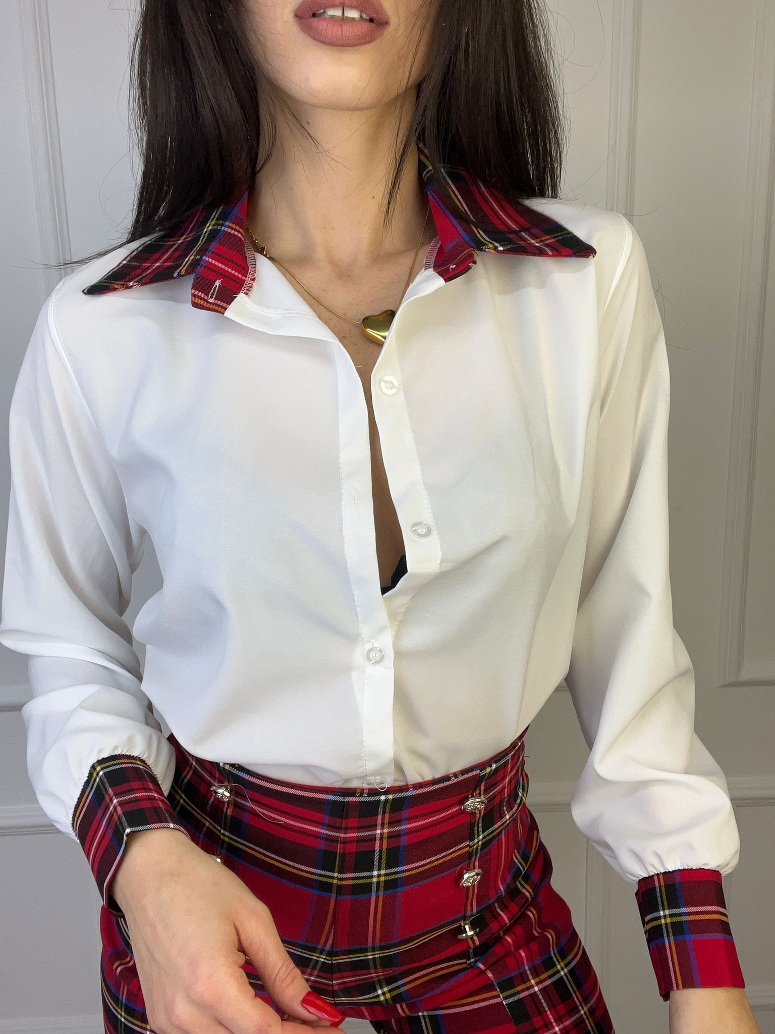 camicia semitartan